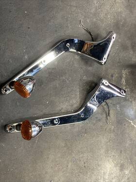 2176641 Kawasaki 1995 - 2006 Vulcan 800 Vn800 Left And Side Rear Back Fender Struts