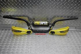 Kawasaki 2205985 2014 Klx110 Front Pro-taper Handlebars And Cycra Stealth Hand Gaurds