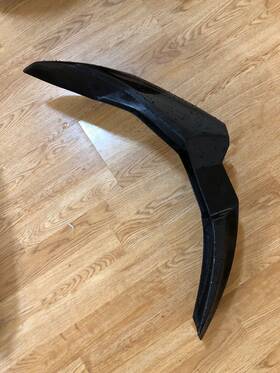 35004-0080-6c Kawasaki 35004-0080 Genuine Fender-front Ebony Black Like New Condition
