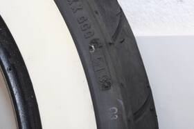 35004-0082-28g Kawasaki Front Wheel Tire Shinko Sr777f H.d. 130/90b16 M/c 73h Whitewall