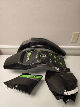 35004-0088-290 Kawasaki 2008-2023 Klx 140l Front Rear Wheel Fender Mudguard Side Covers