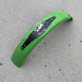 35004-072-93 Kawasaki 1971 F7 Enduro Front Metal Fender Bobber Project
