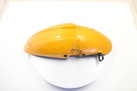 35004-1255-8z Kawasaki 2007 Ninja 500r Front Oem Plastic Yellow Wheel Fender Cowl