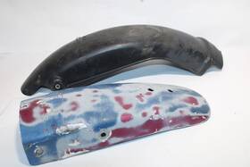 35022-120-b2 Kawasaki 1979 Kd175 Rear Back Fender Cowl Fairing Inner