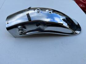 35022-135 Kawasaki 1977 Kz750b Chrome Rear Fender Guard Cover