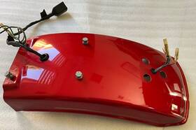 35022-5001-a5 Kawasaki Kz650 D Kz650d Sr Rear Fender C.p. Red Original 1979 Rr