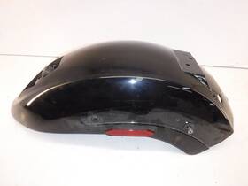 35023-0106-19a Kawasaki 07-24 Vulcan 900 Custom Rear Back Fender Mud Guard Black With Subframe
