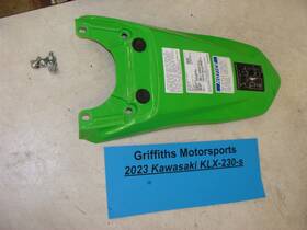 35023-0451-290 Kawasaki 2023 Klx230 S Efi Oem Original Green Rear Fender Mud Guard Bolt Plastic