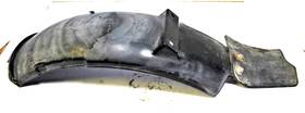 35023-1050 Kawasaki 1987 Ltd Kz 305 B2 Rear Front Fender With Flap Oem#