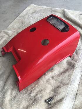 35023-1142 Kawasaki 1985-1986 Zl900 Eliminator Rear Fender With License Plate Light Red
