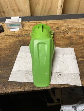 35023-1511-6w Kawasaki 1999-2002 Kx250 Kx125 Oemrear Fender Plastic Green