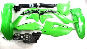 49135-5190-290 Kawasaki 2023 Kx450x Plastic Fenders With Graphics Oem