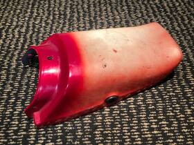 53043-003-92 Kawasaki Oem F11 1973 Candy Red Rear Fender Fiber Material No Cracks Vtg