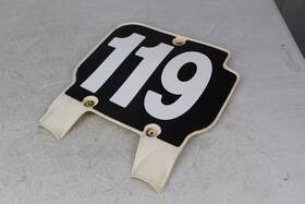 58029-5028-6w Kawasaki 1990 - 1995 Kx250 Oem Front Number Plate Kx 125 250 500 91/4