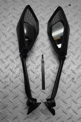 7814646 Kawasaki 2024 Ninja Ex500 Abs Front Left Right Mirrors Set