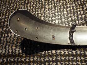35022-035 Kawasaki Oem C2ss C2tr 1968 1969 1970 No Dent Metal Rear Wheel Fender Vtg