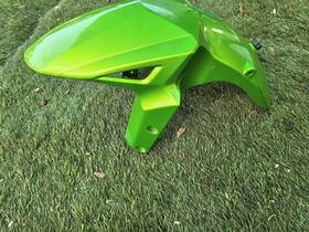 Rh-217-gre Kawasaki Front Fender Mudguard Fairing For Versys 650 Kle650 2015-2024 Green