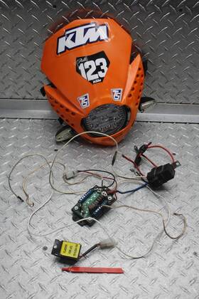 2206226 Ktm 2013 450 Sxf Front # Plate With Led Headlight And Turn Signals