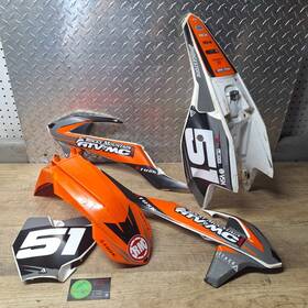 45209001244 Ktm 2017 Sx 50 Fenders Plastics Rear Front Side Panels Set