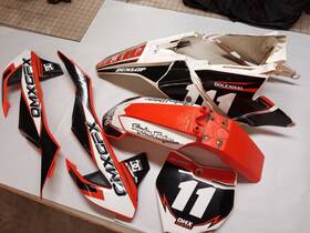 46305801300028a Ktm 65sx Complete Plastics Kit With Graphics Fenders Side Cover Fits 2016-2023