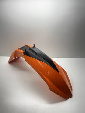 Ktm 7650801010028 2014-2018 690 Enduro R Orange Black Front Fender Plastic Oem