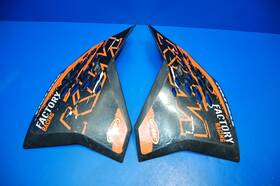 7730805410004a Ktm 2009 08-12 450xc-f Fuel Tank Cover Spoiler Kit Shroud