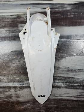 79708013000ab Ktm 79708013000 Rear Fender Tail Section White Mudguard