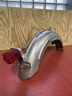 Motorcyclepart79 80100-233-305t 1965 - 1968 Honda Cb 450 Cb450 K0 Black Bomber Mud Guard Silver Rear Fender