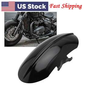 77us Motorshop 320001167527 Short Front Mudguard Fender Frame Protector Cover Fit Speedmaster 1200 Black Usa