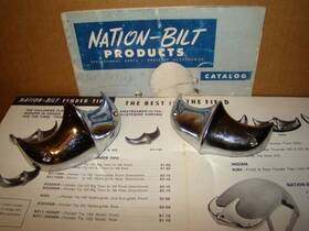 N311-165hdf Nation-bilt Harley Hummer Fender Tips Vintage Quality Front And Rear N311