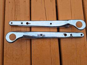 59897-94 Oe 711-309 For Harley Sportster Chrome Fender Strut Covers Repl 59896-94 And
