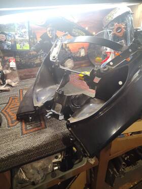 1b006603 Piaggio Mp3 300 500 Front Fairing Cover Shield Headlight 2014-2018
