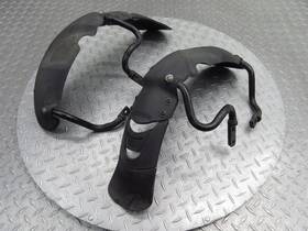 667007 Piaggio 2009 08-12 Mp3 500 Front Left Right Fender Mud Guard Cover Mount Bracket
