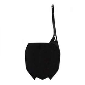 8666000003 Polisport Front Number Plate Black