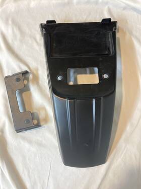 1041317 Royal Enfield Himalayan 411 Granite Black Rear Mudguard Fender And Bracket