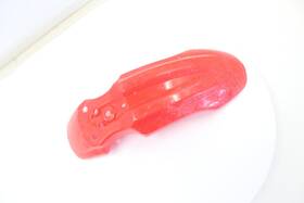 A00685-02-18 Ssr Motorsports 110 Pitbike Aftermarket Oem Red Front Wheel Fender Cowl
