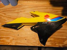 44270-37k0 Suzuki 2019 Rmz 450 Rmz-450 Right Mid Fairing Plastic Cover Cowl Yellow Black