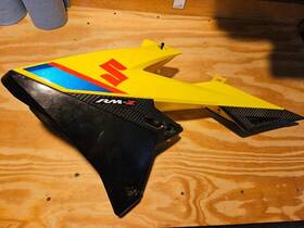 44280-37k0 Suzuki 2019 Rmz 450 Rmz-450 Left Mid Fairing Plastic Cover Cowl Yellow Black
