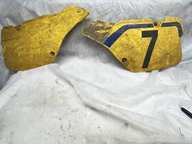 47211-27c00 Suzuki 89 98 Rm 125/250/rmx 250 Yellow Side Plastic Left And Right 47111 27c00