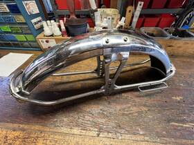 53110-05601 Suzuki 1971 Ts50 Gaucho Front Fender Chrome P/n 71-74 As50 Ac50