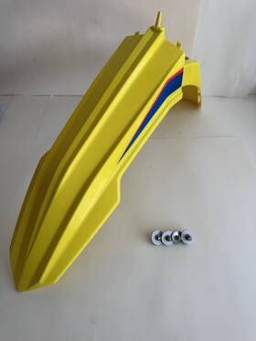 Suzuki 53110-37k00-zfx Oem Yellow Front Fender Plastic Mud Guard Rm-z450 18 - 25 Rm-z250 19