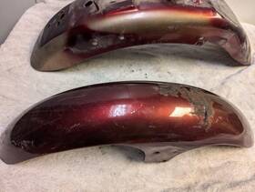 53110-38a10-13l Suzuki Vs800 Intruder Maroon Front Rear Fender -