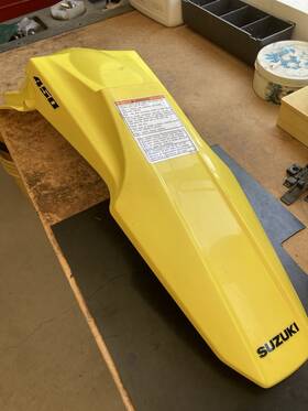63111-28h01-yui Suzuki 2008-2017 Rmz450 Rm-z 450 New Oem Rear Fender Yellow