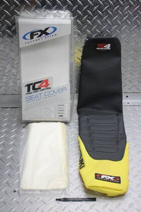 11-28420 Suzuki 7814039 2007-2009 Rmz250 Yellow/black Front Tc4 Seat Cover