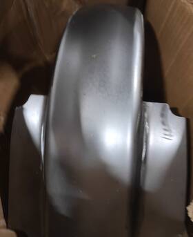 Hd-fdr-r01-001-sil-ta1214 Tarazon Rear Fender Saddlebags Extended For Harley Touring Road King Glide 98-08 Used