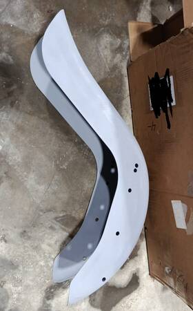 Hd-fdr-r02-001-sil-efb-0830 Tarazon 6 Inch Stretched Rear Fender For Harley Heritage Softail Classic Flstc 86-17 Used