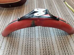 97-4075 Triumph 97-4154 Bsa T25t B25 B50mx Front Fender And Bracket
