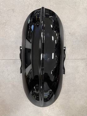 A9708438-pg Triumph Bonneville Bobber 2017-26 Short Front Fender Jet Black Part #a9708438-pg