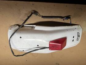 Ho02650 Ufo Rear Fender Honda Xr 600 1988 - 2000 Complete With Lens And Taillight