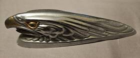 48-0034 V-twin Eagle Front Fender Steel Chrome Tip Ornament For Custom X7